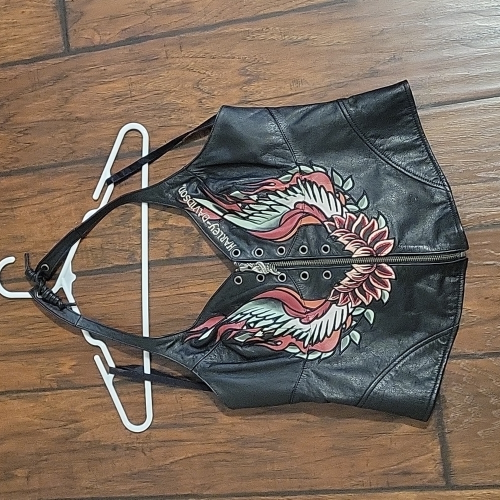 Harley-Davidson Black Blouse with Iconic Design